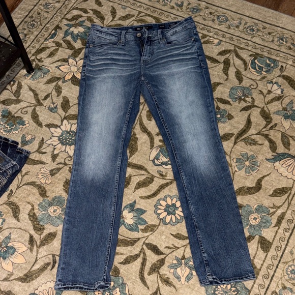 BKE Men's Straight Blue Jeans - Picture 4 of 4
